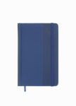 Щоденник датований 2026 Buromax Barone зі штучної шкіри А6 336 сторінок синій