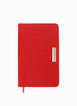 Щоденник датований 2026 Buromax Salerno зі штучної шкіри А6 336 сторінок червоний