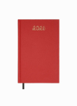 Щоденник датований Buromax Optimal A5 з бумвінілу 320 сторінок червоний