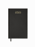 Щоденник датований Buromax Optimal A5 з бумвінілу 320 сторінок чорний