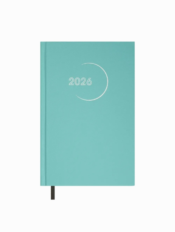 Щоденник датований Buromax Madam A5 з бумвінілу 320 сторінок бірюзовий - фото 1