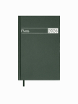 Щоденник датований Buromax Urban A5 з бумвінілу 320 сторінок зелений