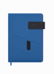 Щоденник датований 2026 Buromax Galaxy зі штучної шкіри А5 336 сторінок Синій