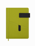 Щоденник датований A5, 2026 Galaxy, зелений
