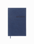 Щотижневик датований 2026 Buromax Ideal А5 зі штучної шкіри 136 сторінок синій