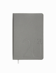 Щоденник датований A6  2026 Steel срібло