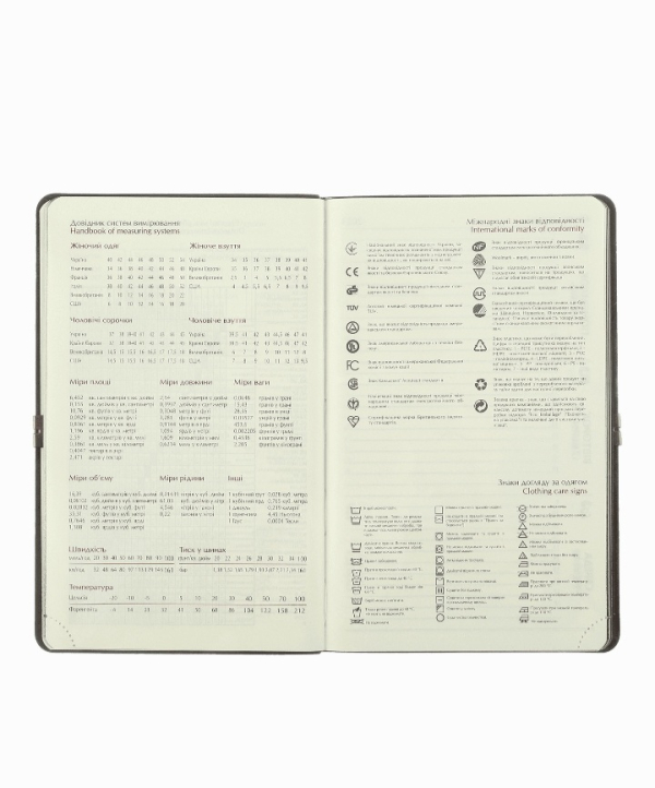 Щотижневик датований A5 2026 Buromax Velour зелений - фото 2