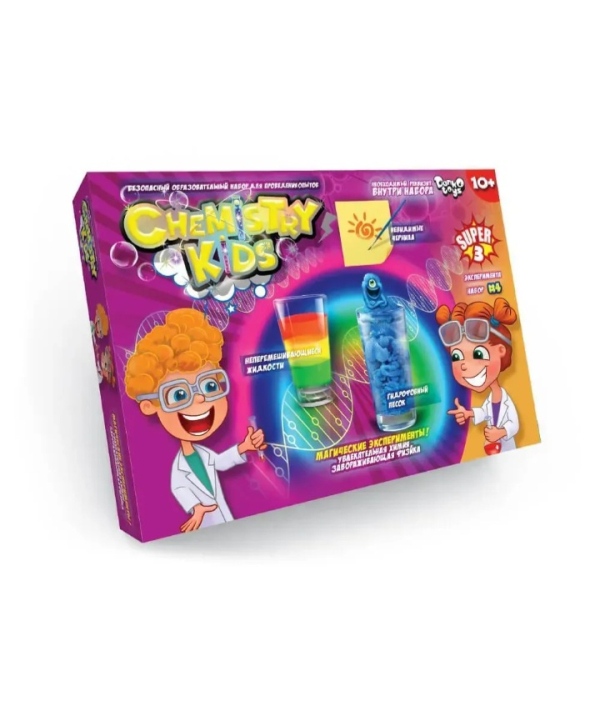 Набір для дослідів магія Danko Toys CHEMISTRY KIDS  - фото 1