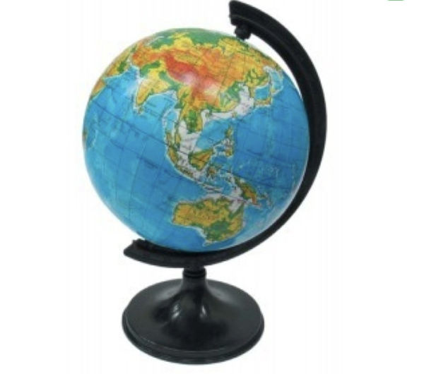 Глобус 22 см фізичний  - фото 1