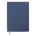 Щоденник датований 2025 STEEL A5 Buromax BM.2127 темно - синій