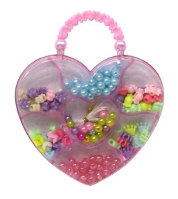 Набір для творчості: бісер для рукоділля у коробці «Серце» - фото 1