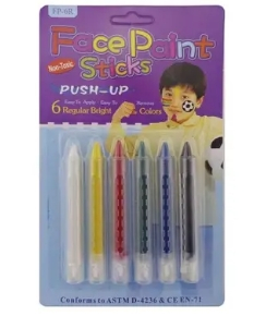 Аквагрим у олівцях, 6 кольорів - фото 1