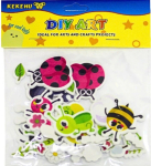 Кольорові наклейки «Равлики та сонечка», 12 шт