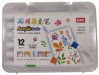 Універсальний акриловий маркер набір 12 шт