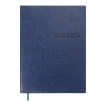 Щоденник датов. 2025 IDEAL, A5, синій, штуч. шкіра (BM.2175-02) синій