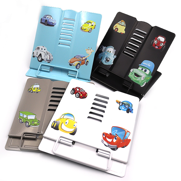 DSCN1165 Підставка для книг метал. "Cars" 18 * 15см, mix, 1шт / етик.