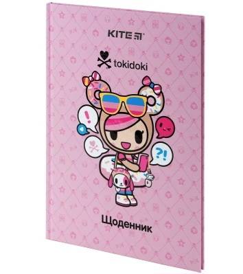 Щоденник шкільний Kite tokidoki TK24-262-1, тверда обкладинка