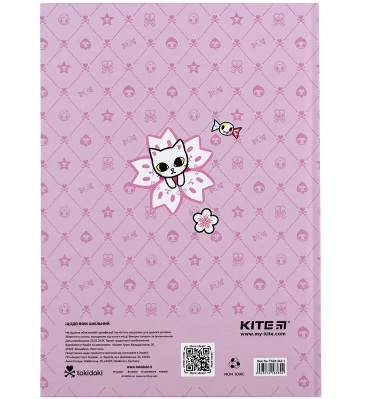 Щоденник шкільний Kite tokidoki TK24-262-1, тверда обкладинка