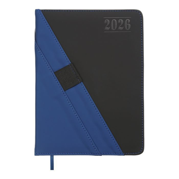 Щоденник датований Buromax датований 2026 TRIUMPH, А5 синій (BM.21104-02) - фото 1