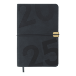 Щоденник датов. 2025 BEST, A6, синій, штуч. шкіра (BM.2519-02)