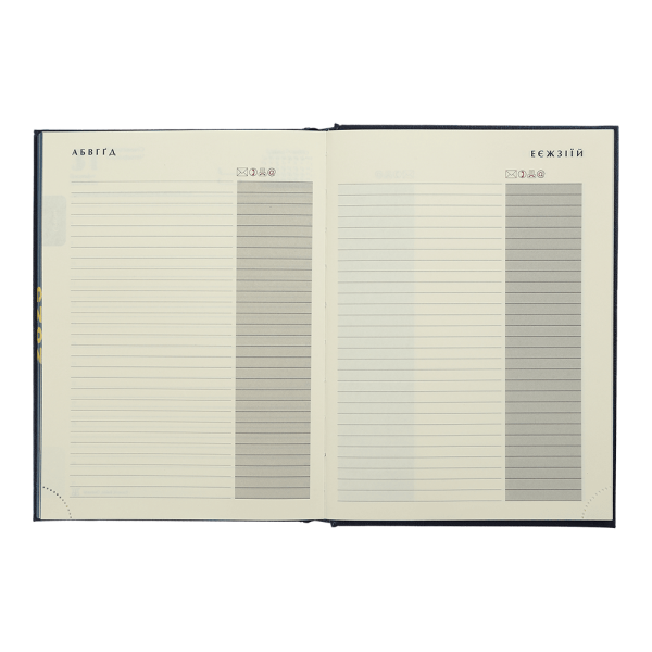 Щоденник датов. 2025 PRIME, A5, темно-синій, штуч. шкіра/поролон (BM.2196-03) - фото 4