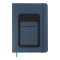 Щоденник датов. 2025 COMBI, A5, синій, штуч. шкіра/поролон (BM.2191-02) - фото 1