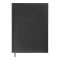 Щоденник датов. 2025 ORION, A5, чорний, штуч. шкіра/поролон (BM.2150-01) - фото 1
