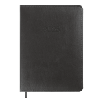 Щоденник датов. 2025 PRIME, A5, чорний, штуч. шкіра/поролон (BM.2196-01)