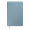 Щоденник датов. 2025 STEEL, A6, блакитний, штуч. шкіра (BM.2517-14) - фото 1