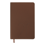 Щоденник датов. 2025 STEEL, A6, бронза, штуч. шкіра (BM.2517-51)