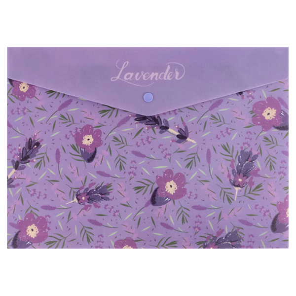 Папка на кнопці А4 Lavender - фото 1