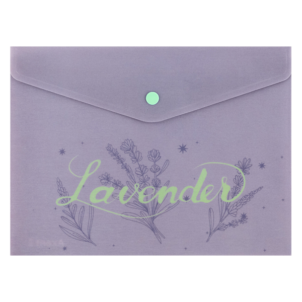 Папка на кнопці А5  Lavender - фото 1