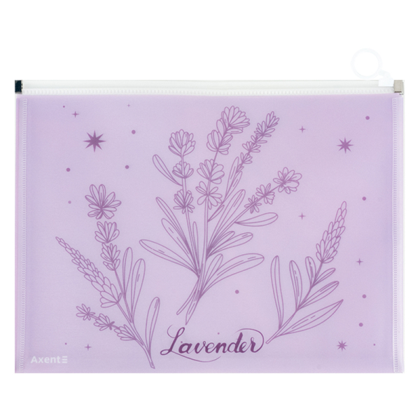 Папка на блискавці  А4 Lavender - фото 2