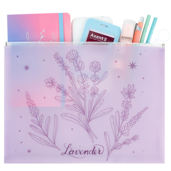 Папка на блискавці  А4 Lavender - фото 3