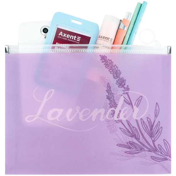 Папка на блискавці  А5 Lavender - фото 3