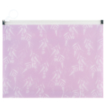Папка на блискавці zip-lock А5+ Lavender-3 (1498-38-A)