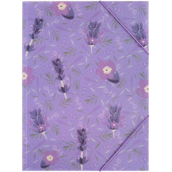 Папка на гумках А4+ Lavender-4 (1509-39-A) - фото 1