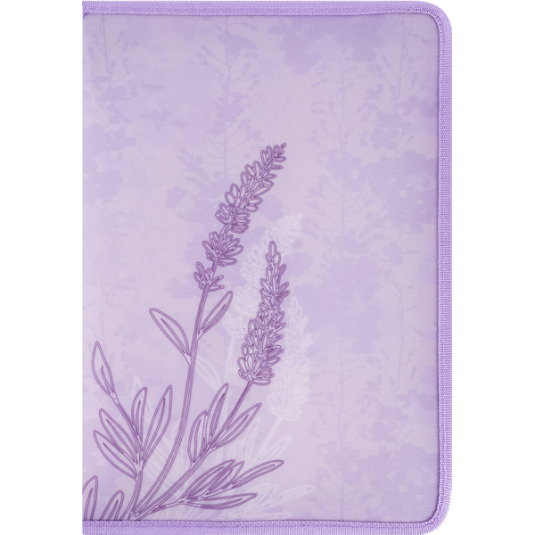 Папка об'ємна на блискавці А4+ Lavender-2 (1804-37-A) - фото 1