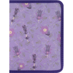 Папка об'ємна на блискавці А5+ Lavender-4 (1805-39-A)