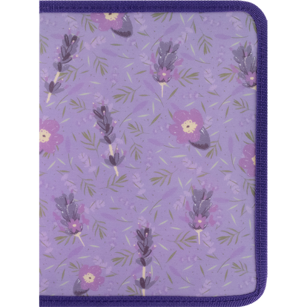 Папка об'ємна на блискавці А5+ Lavender-4 (1805-39-A) - фото 1