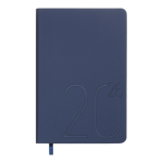 Щоденник датований A6 2026 Buromax Steel темно-синій