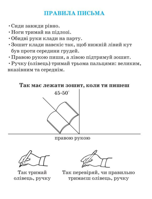 ЗОШИТ ДЛЯ ПИСЬМА І РОЗВИТКУ МОВЛЕННЯ 1 КЛАС ЧАСТИНА 1 НУШ ДО БУКВАРЯ НАУМЧУК В. АСТОН - фото 2