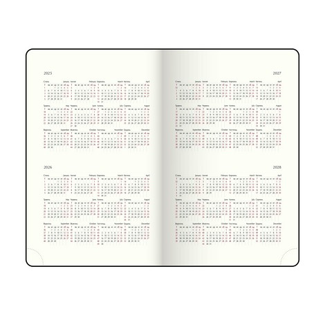 Щоденник датований A6 2026 Buromax Steel темно-синій - фото 4