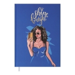 Щоденник недат. WOMEN, A5, синій (BM.2065-02)