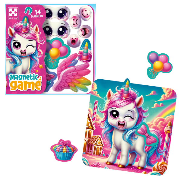 Гра розвиваюча Vladi Toys магнітна "Емоції Єдиноріжки" VT3220-01 - фото 3