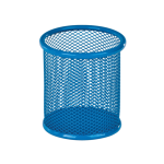 Підставка для ручок металева ZiBi, кругла, синій (ZB.3100-02)